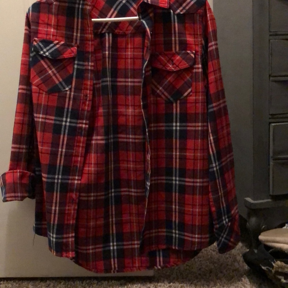 Button-down flannel
